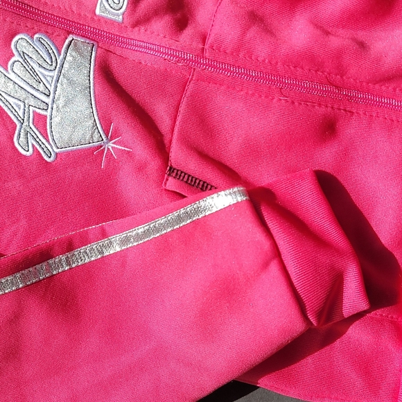 Baby Girl's Angel  Fleece Pink Hoodie 7/8 - Picture 3 of 7